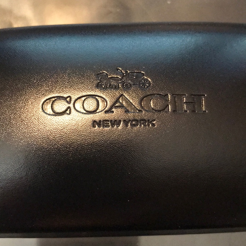 Coach navy brand new never worn sunglasses